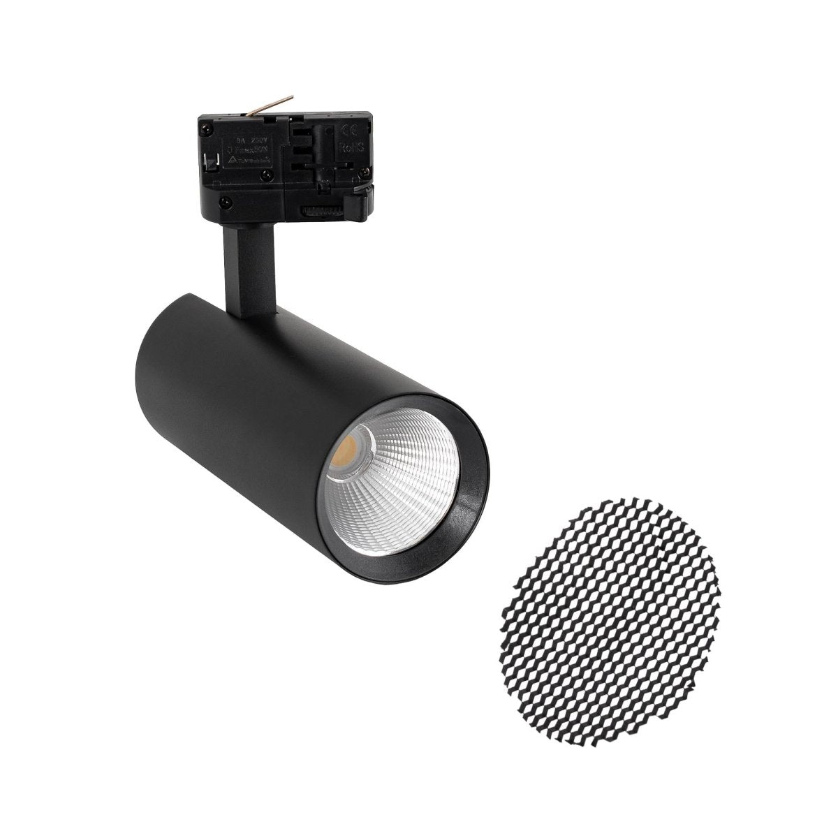 Proyector LED para carril trifásico 20W - CCT - CRI90 - 1900 lm - Barcelona Led-