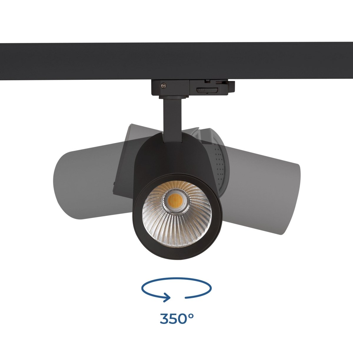 Proyector LED para carril trifásico 20W - CCT - CRI90 - 1900 lm - Barcelona Led-