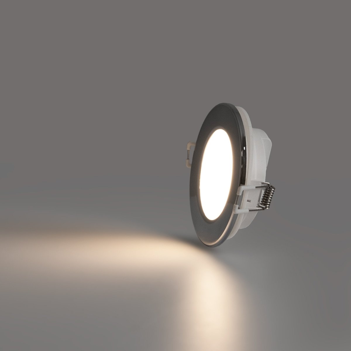 Kit Downlight LED exterior 5W - IP65 - Aro intercambiable - TRIAC regulable - Corte Ø68mm - Barcelona Led-