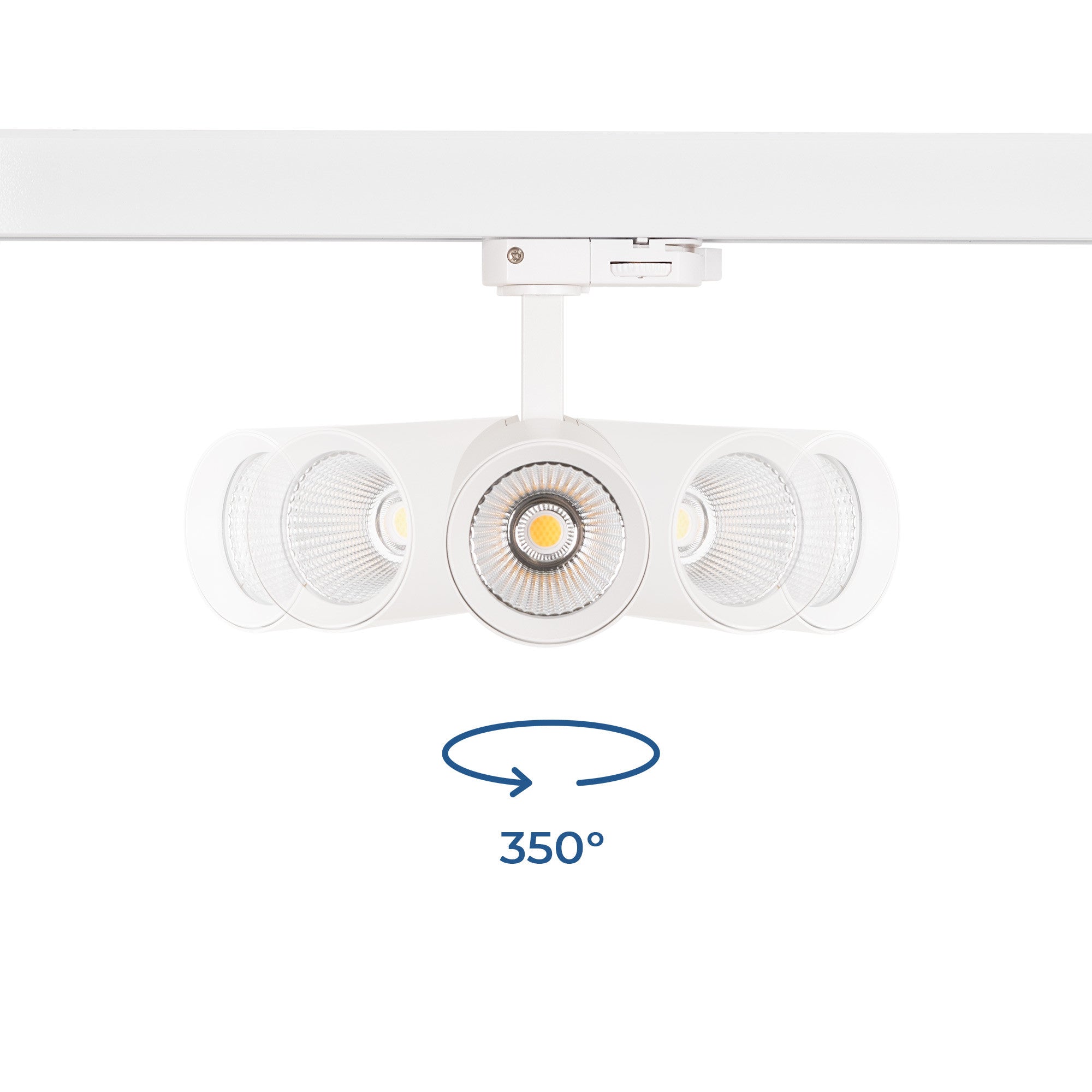 Proyector LED para carril trifásico 15W - CCT - CRI90 - 1350 lm (17)