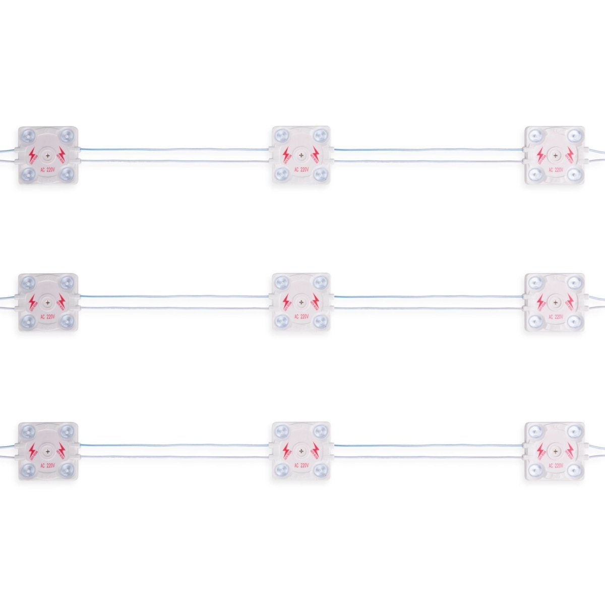 Módulo LED cuadrado para rótulos - 3.6W - 220V AC - IP65 - 165º - Barcelona Led-