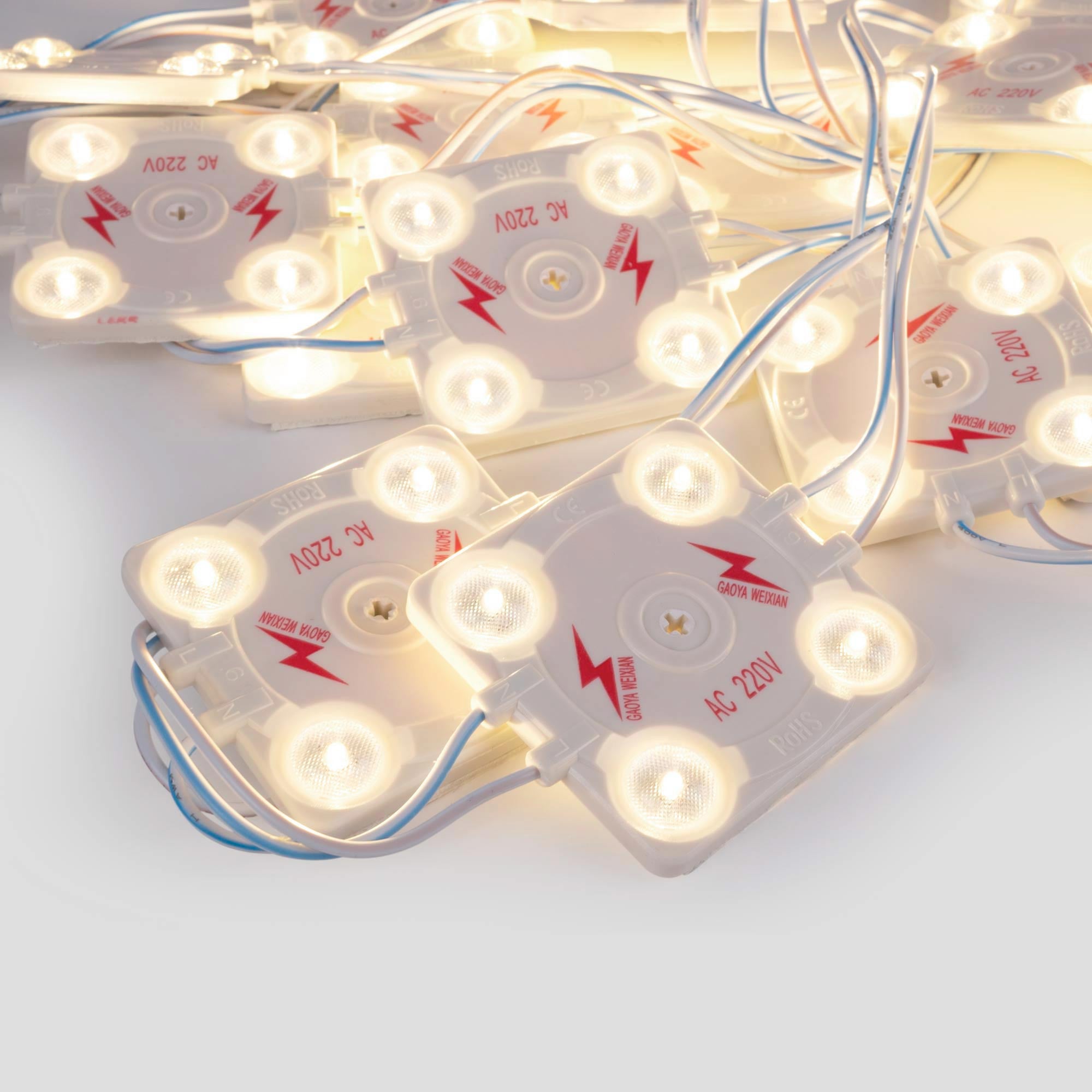 Módulo LED cuadrado para rótulos - 3.6W - 220V AC - IP65 - 165º - 4000K (12)