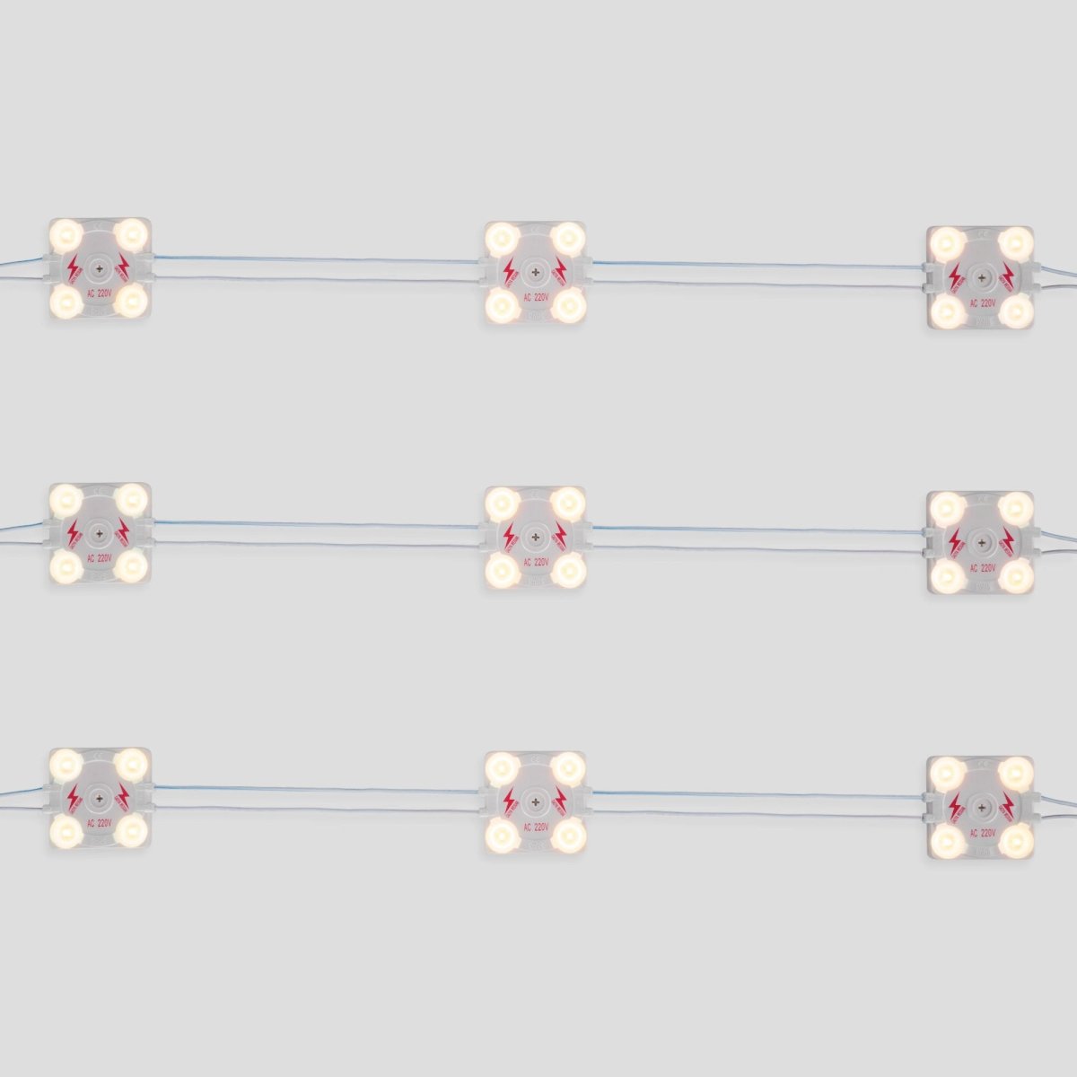 Módulo LED cuadrado para rótulos - 3.6W - 220V AC - IP65 - 165º - Barcelona Led-