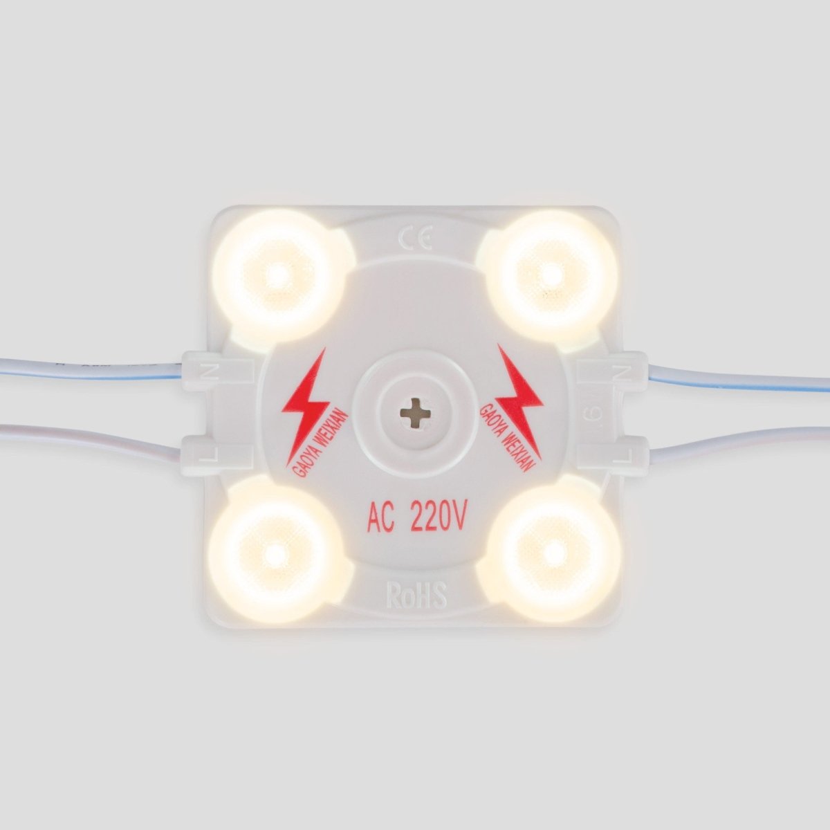 Módulo LED cuadrado para rótulos - 3.6W - 220V AC - IP65 - 165º - Barcelona Led-
