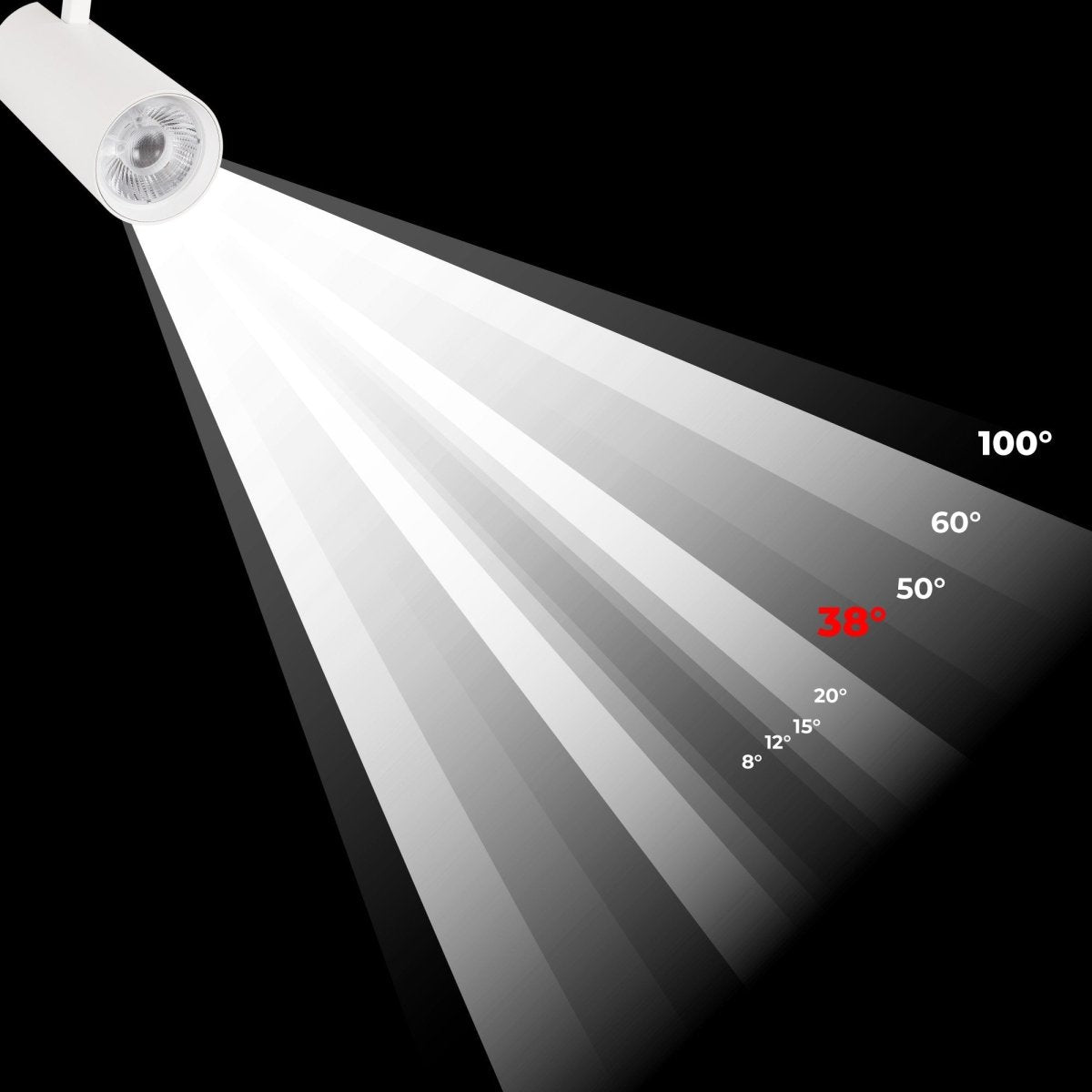 Proyector LED para carril trifásico 36W - CCT - TRIAC regulable - CRI90 - 3300 lm - Barcelona Led-