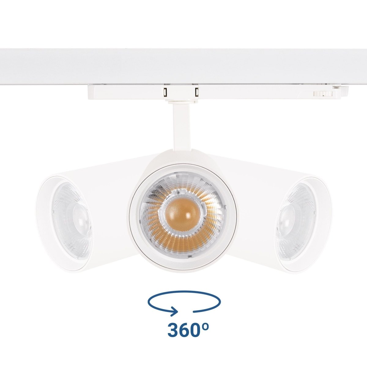 Proyector LED para carril trifásico 36W - CCT - TRIAC regulable - CRI90 - 3300 lm - Barcelona Led-