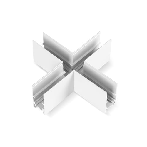 X-connector for surface mounted magnetic track - 20mm