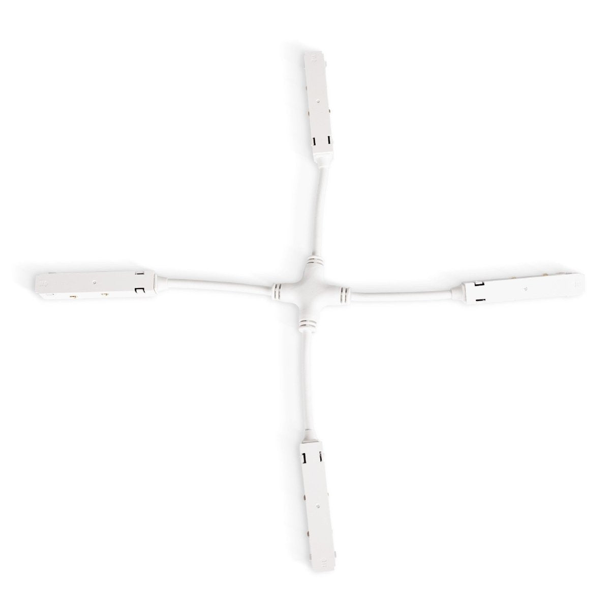 Conector en X para carriles magnéticos 20mm - Barcelona Led-Accesorios