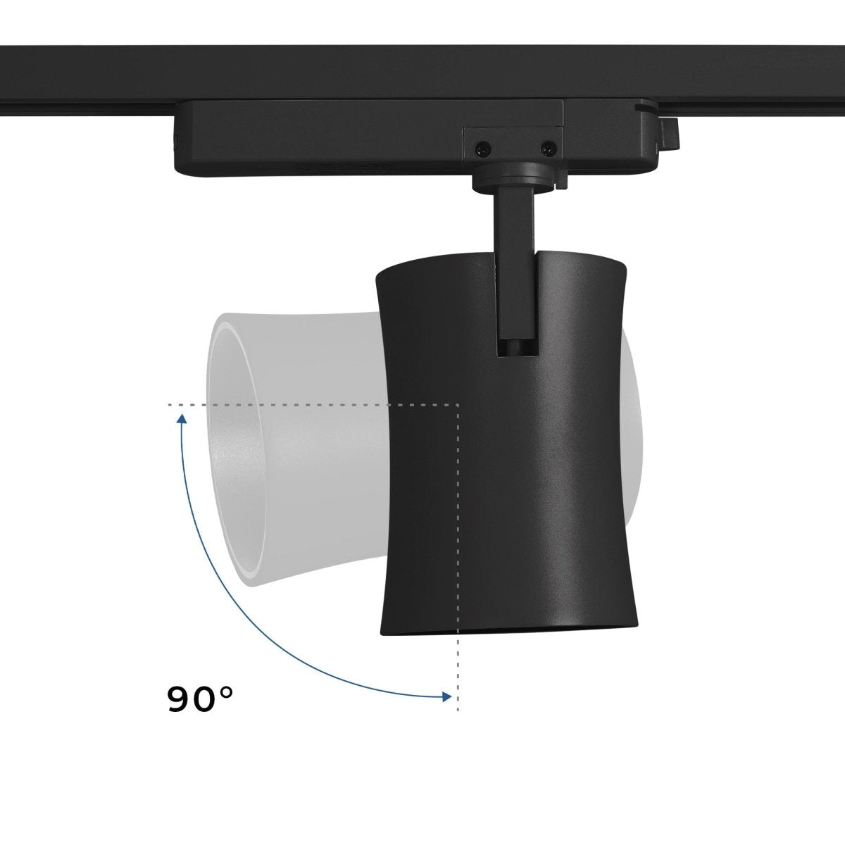 Proyector LED arquitectónico para carril monofásico CCT - 40W - CRI 90 - Barcelona Led-