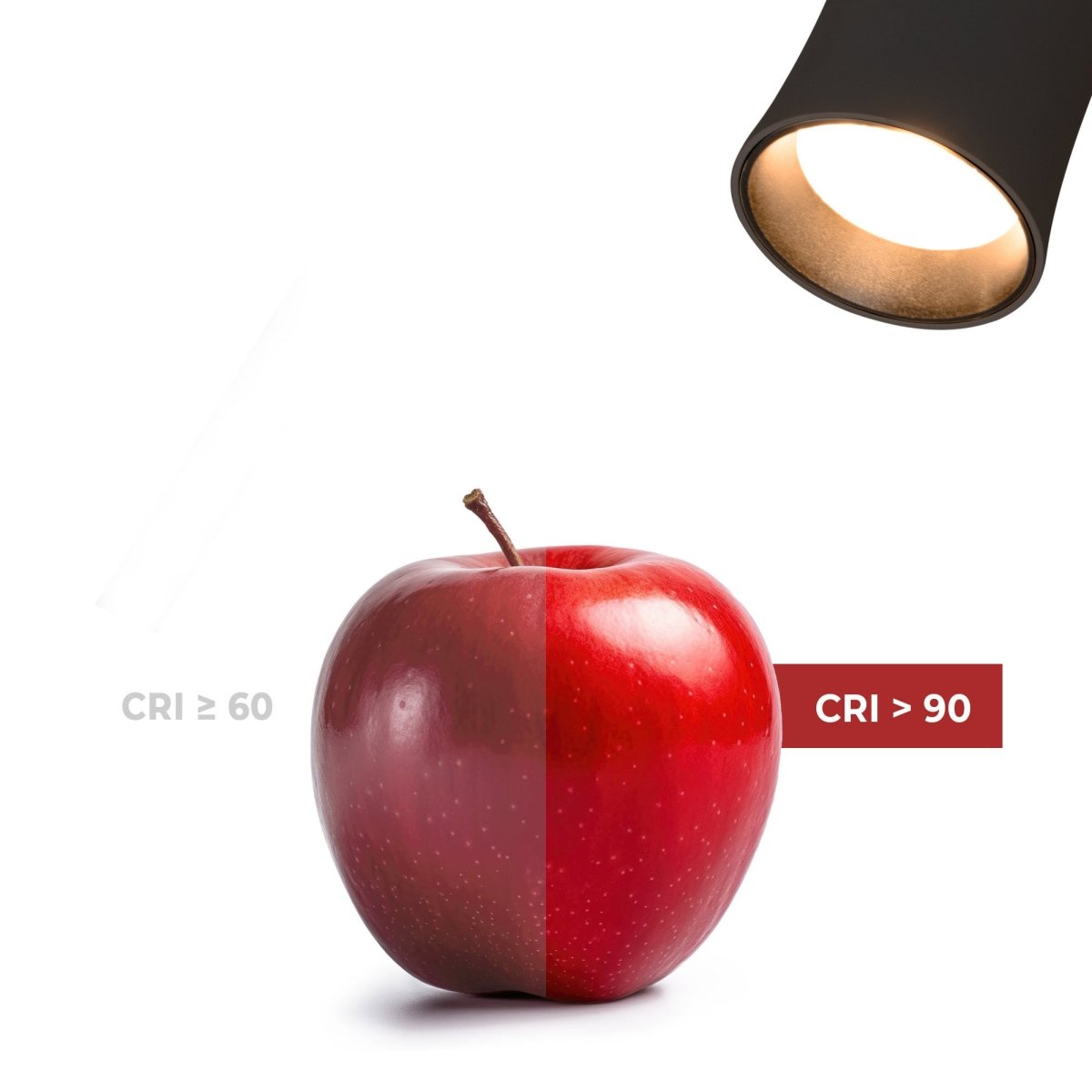 Proyector LED arquitectónico para carril monofásico CCT - 40W - CRI 90 - Barcelona Led-