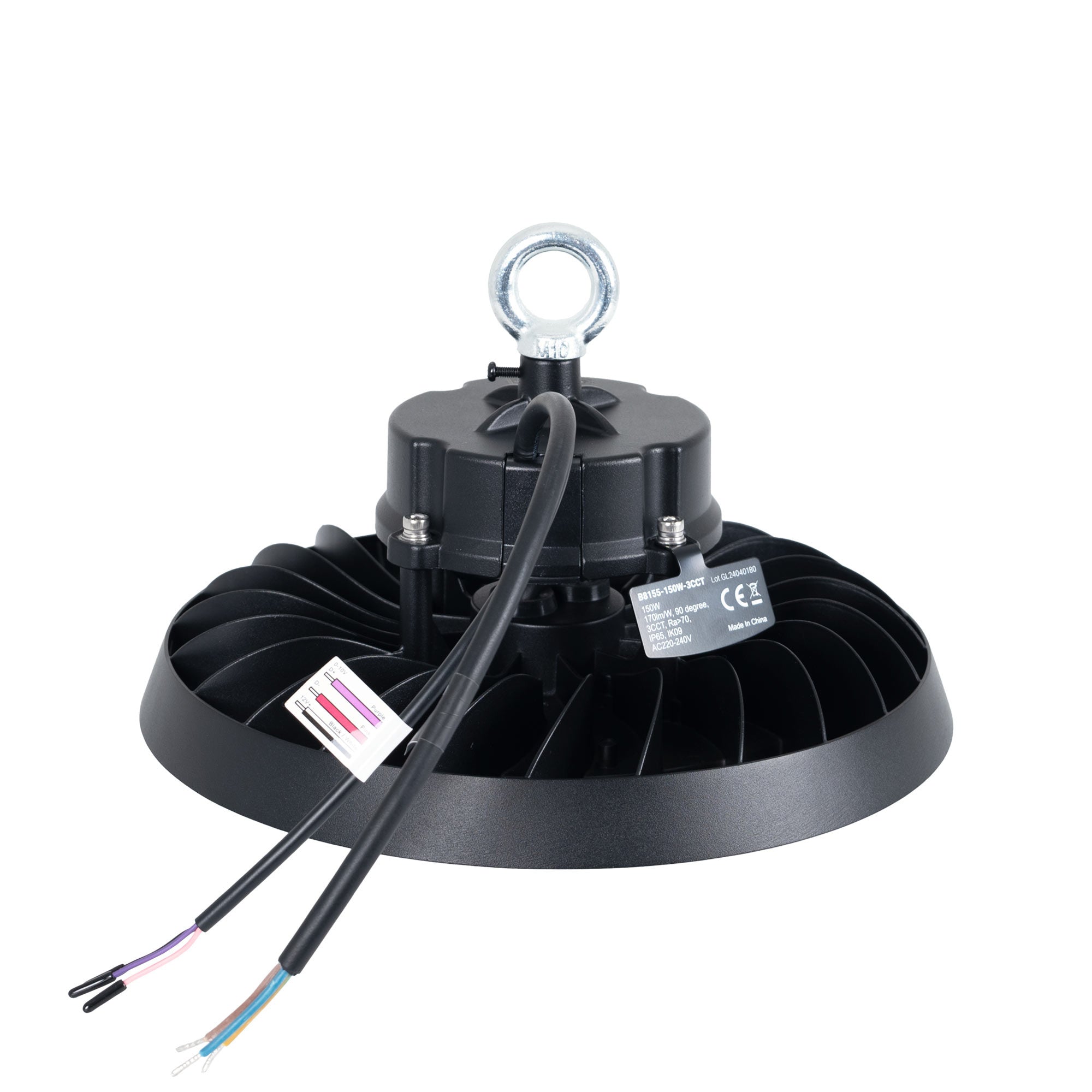Campana LED UFO industrial 150W - CCT - 170lm/W - Driver LIFUD - IP65 - 10 años garantía (3)