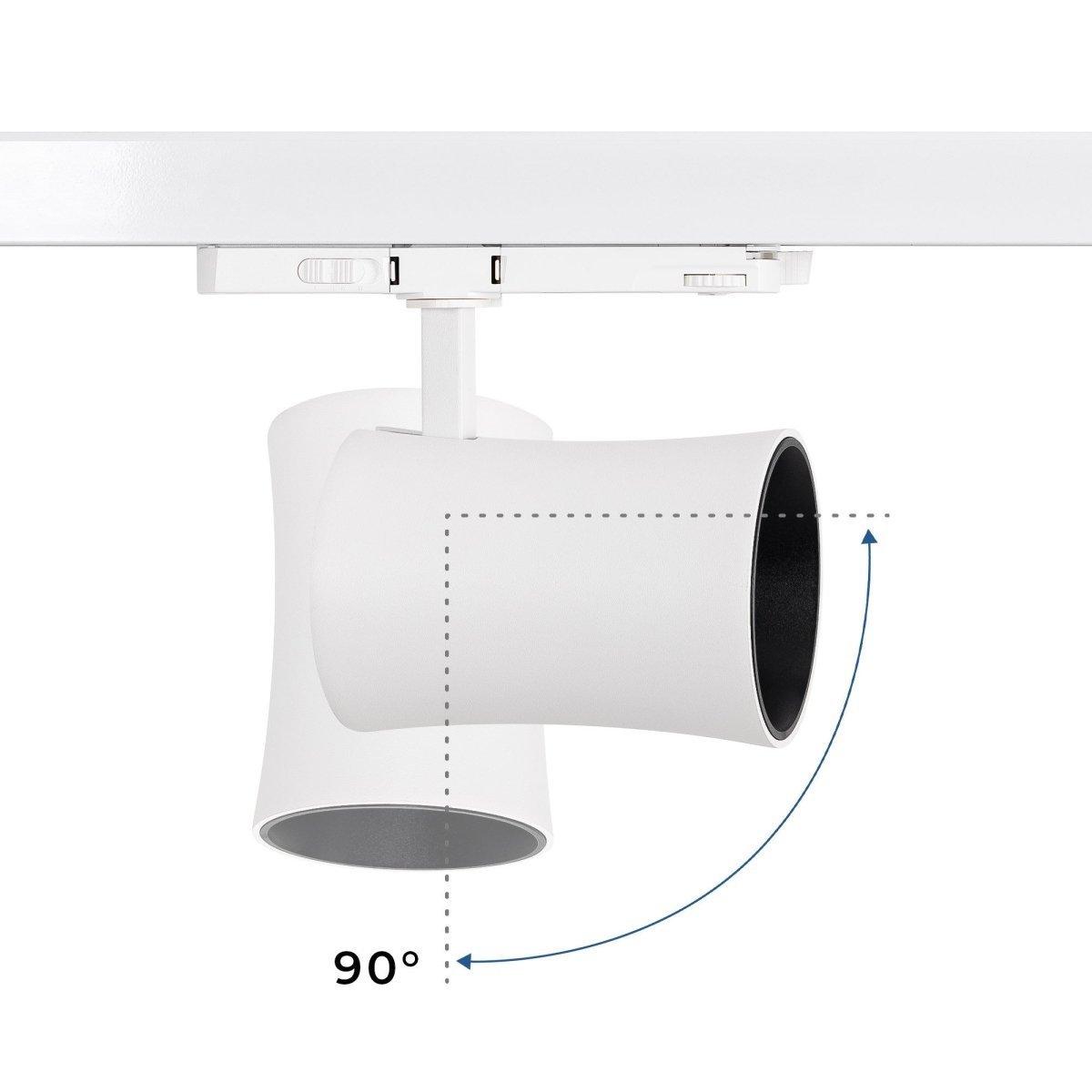 Proyector LED arquitectónico para carril trifásico CCT - 40W - CRI 90 - Driver KGP - Barcelona Led-