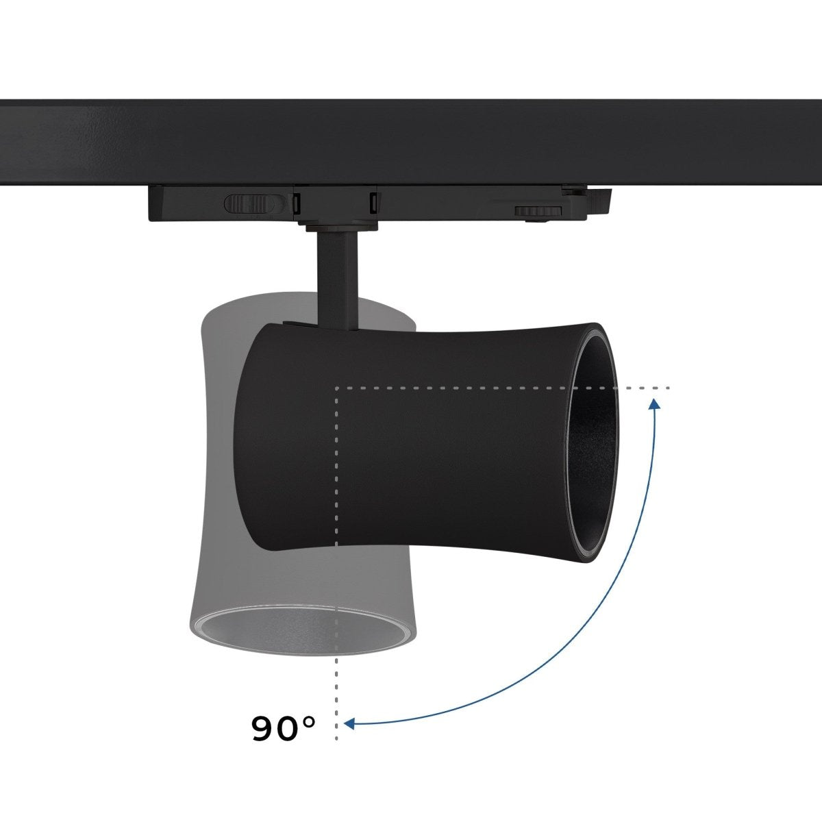 Proyector LED arquitectónico para carril trifásico CCT - 40W - CRI 90 - Driver KGP - Barcelona Led-