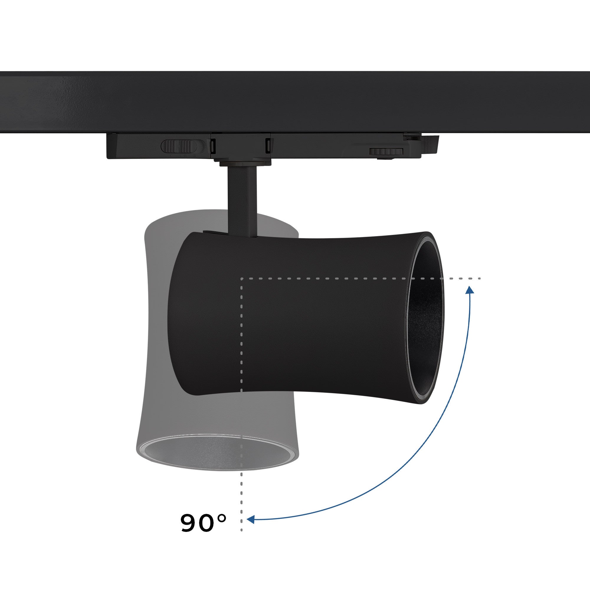 Proyector LED arquitectónico para carril trifásico CCT - 40W - CRI 90 - Driver KGP (32)