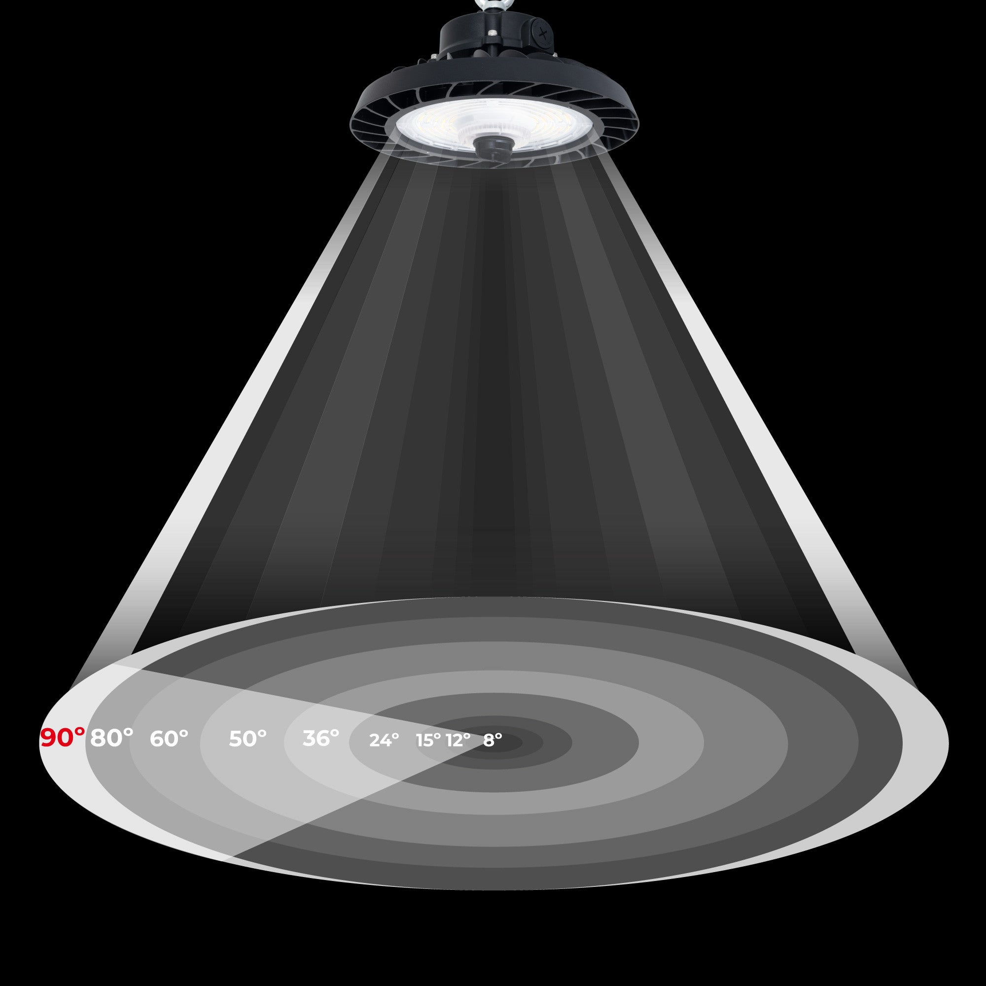 Campana LED UFO industrial 150W - CCT - 170lm/W - Driver LIFUD - IP65 - 10 años garantía (12)