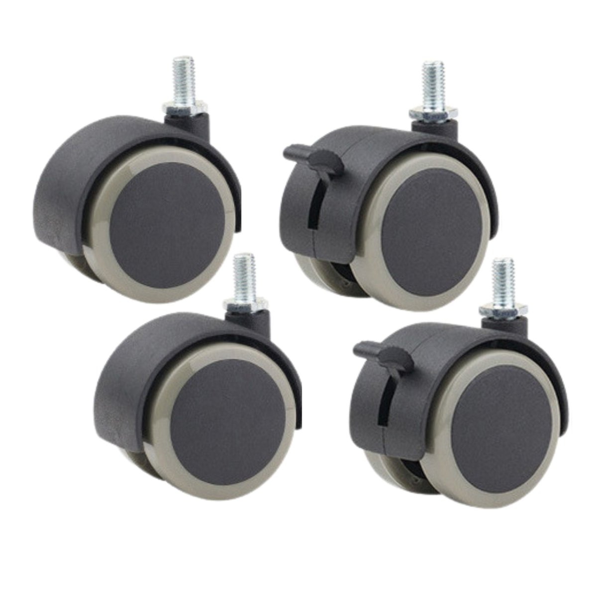 Kit de 4 Ruedas 50mm para Display Publicitario - Ref. DLS32 /DLS43 / DLS55 - Barcelona Led-Accesorios