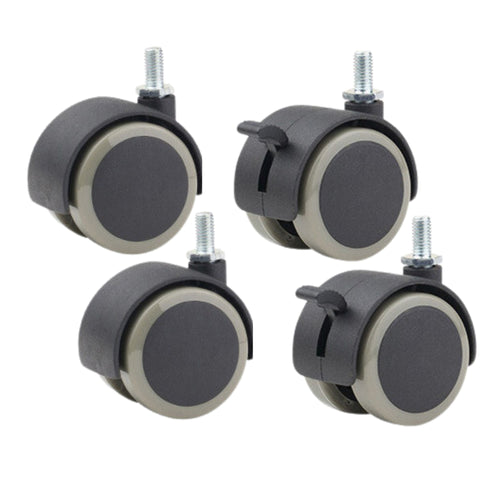 Kit di 4 rotelle 50mm per display pubblicitario - Cod. DLS32 / DLS43 / DLS55