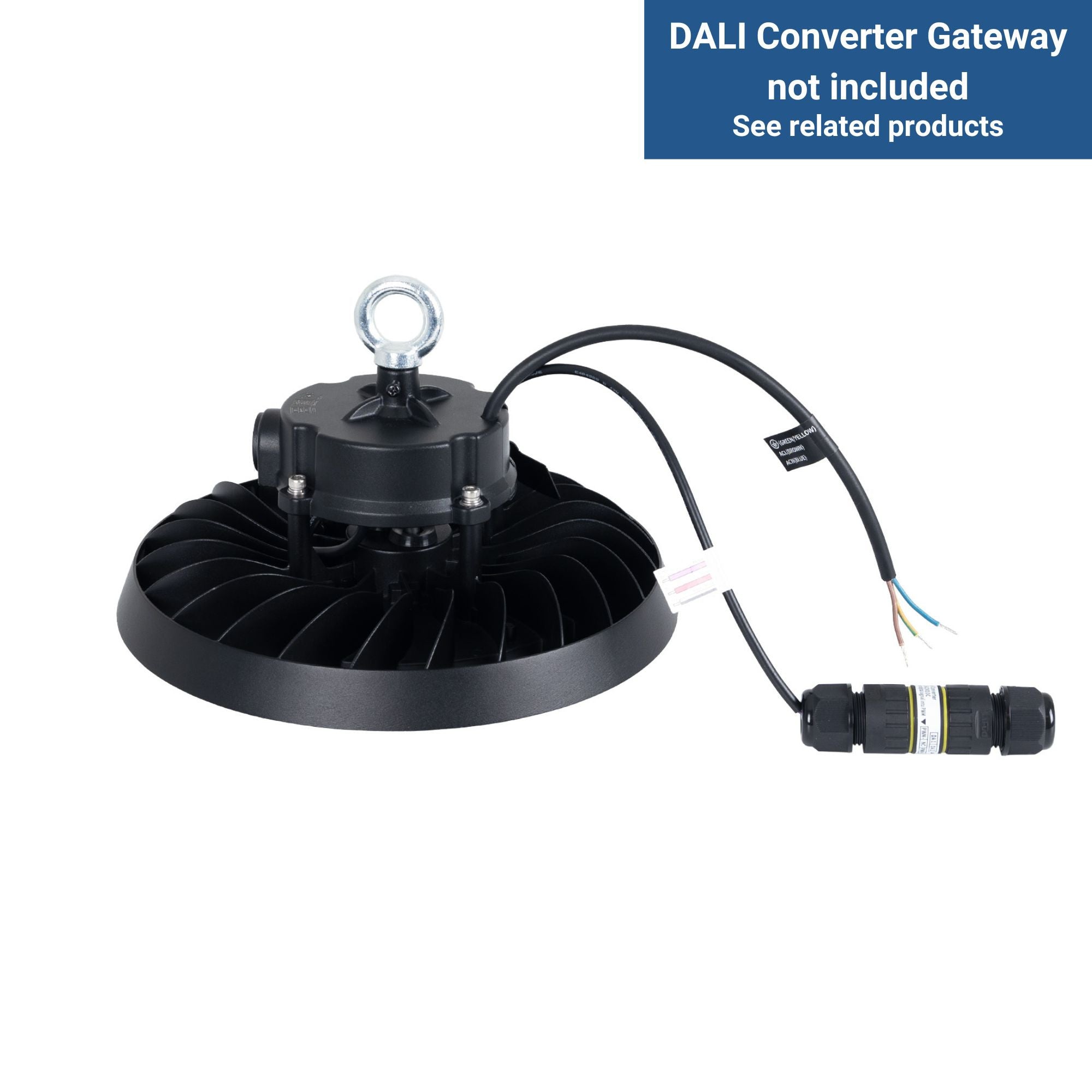 Campana LED UFO industrial 150W - CCT - 170lm/W - Driver LIFUD - IP65 - 10 años garantía (23)