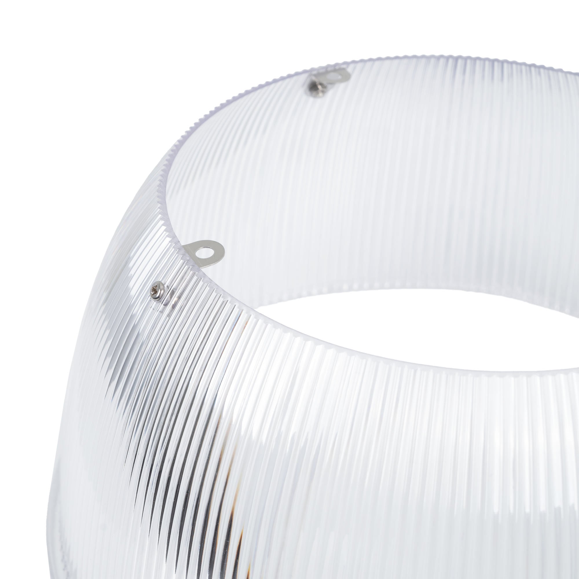 Difusor lumínico de policarbonato para campana LED industrial  B8155-150W - B8150-150 - Ángulo 90° (13)