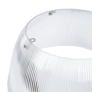 Difusor lumínico de policarbonato para campana LED industrial  B8155-150W - B8150-150 - Ángulo 90° (13)