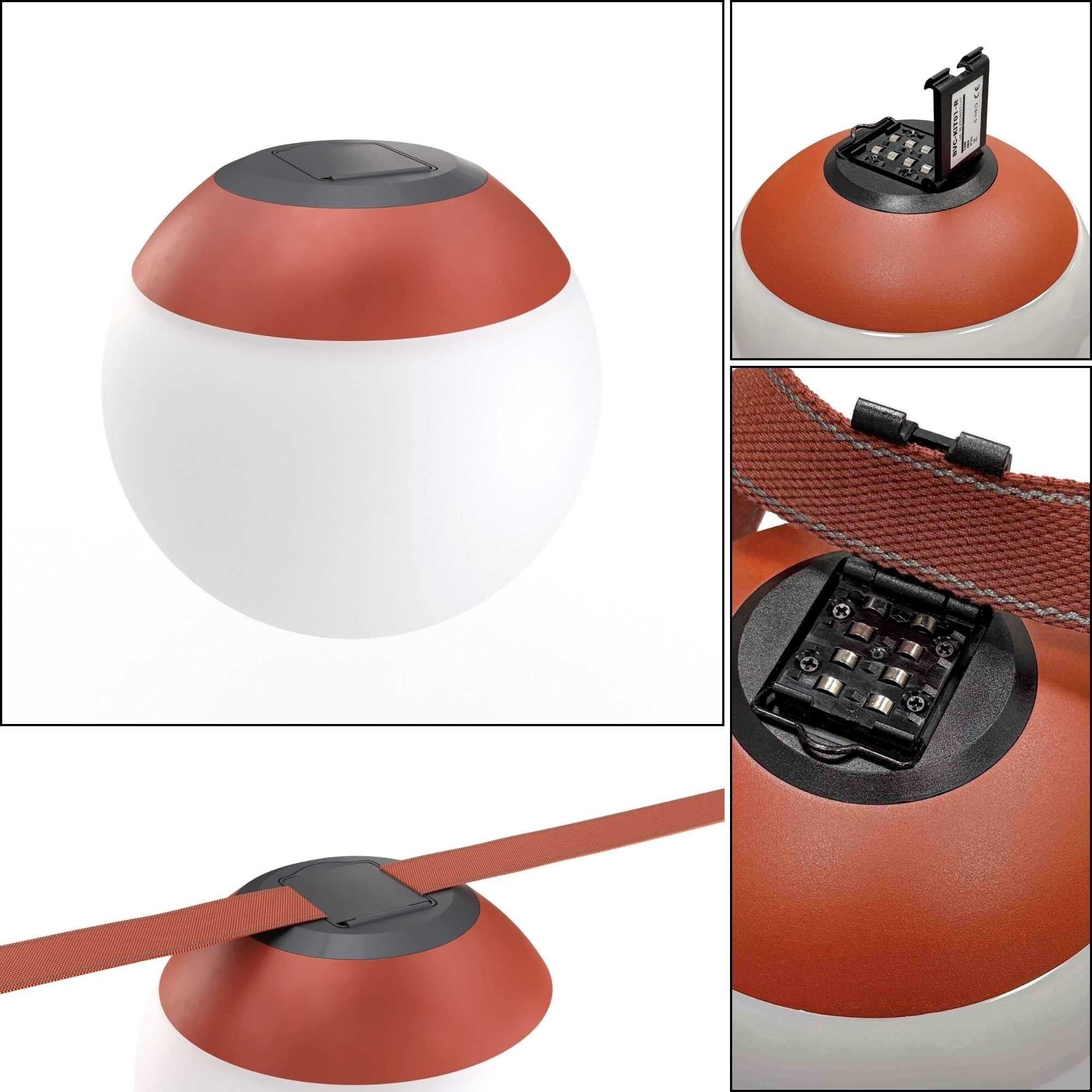 Lámpara configurable "Axia 4" - KIT lámpara bola 12W + cinta textil eléctrica + accesorios (2)