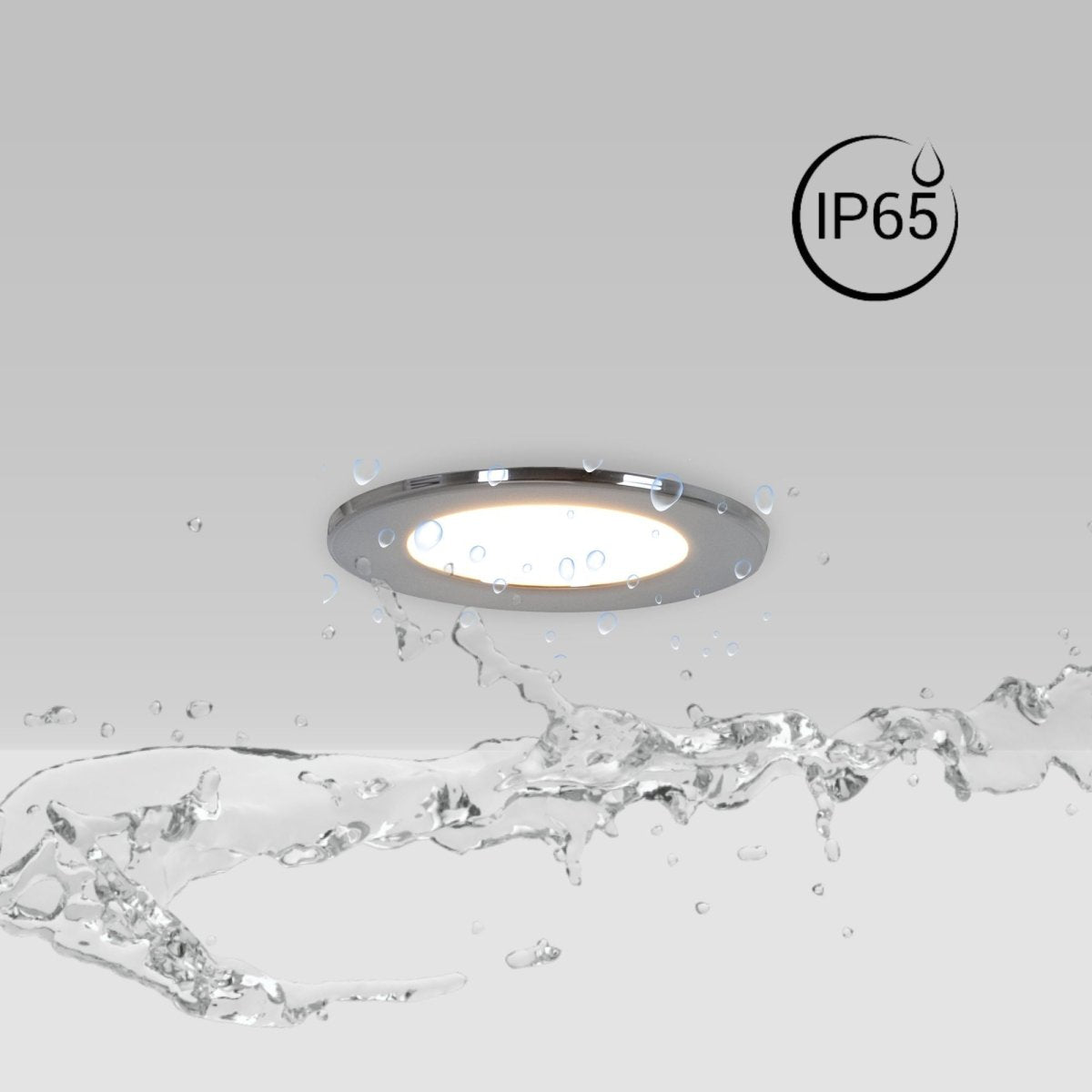 Kit Downlight LED exterior 5W - IP65 - Aro intercambiable - TRIAC regulable - Corte Ø68mm - Barcelona Led-
