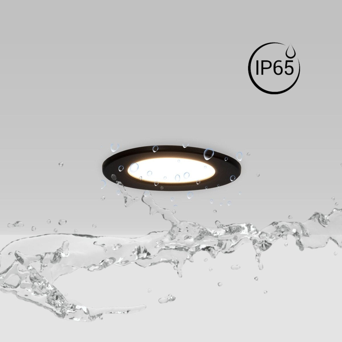 Kit Downlight LED exterior 5W - IP65 - Aro intercambiable - TRIAC regulable - Corte Ø68mm - Barcelona Led-
