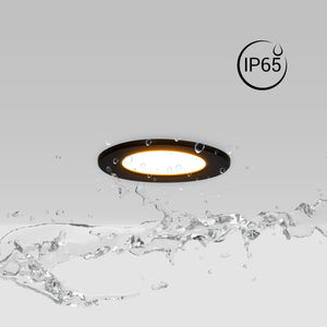 Kit Downlight LED exterior 5W - IP65 -  3000K + Aro intercambiable - TRIAC regulable - Corte Ø68mm (45)