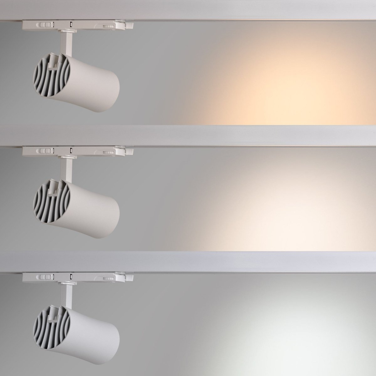 Proyector LED arquitectónico para carril trifásico CCT - 20W - CRI 90 - Driver KGP - Barcelona Led-