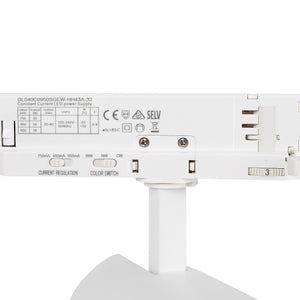 Proyector LED para carril trifásico - Potencia ajustable: 30W/ 34W/ 38W - CCT - CRI 90 (3)