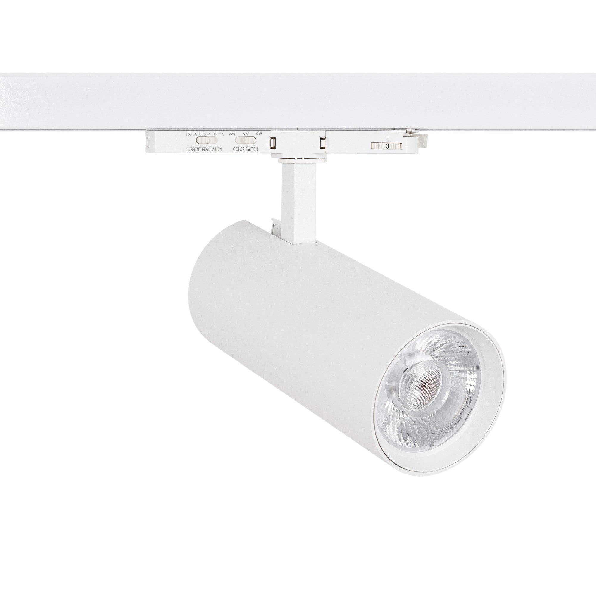 Proyector LED para carril trifásico - Potencia ajustable: 30W/ 34W/ 38W - CCT - CRI 90 (5)