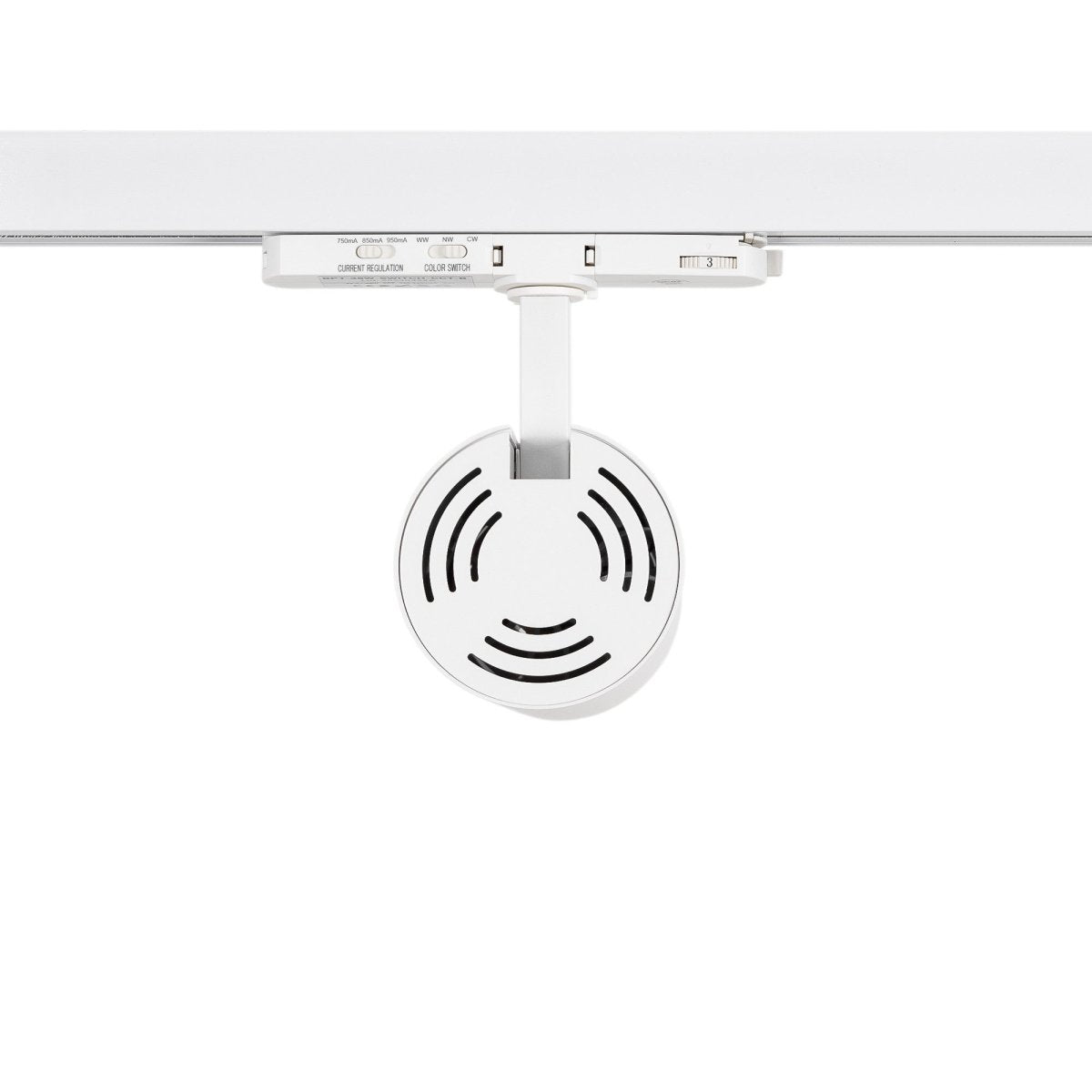 Proyector LED para carril trifásico - Potencia ajustable: 30W/ 34W/ 38W - CCT - CRI 90 - Barcelona Led-