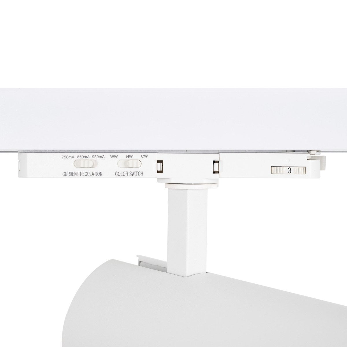 Proyector LED para carril trifásico - Potencia ajustable: 30W/ 34W/ 38W - CCT - CRI 90 - Barcelona Led-