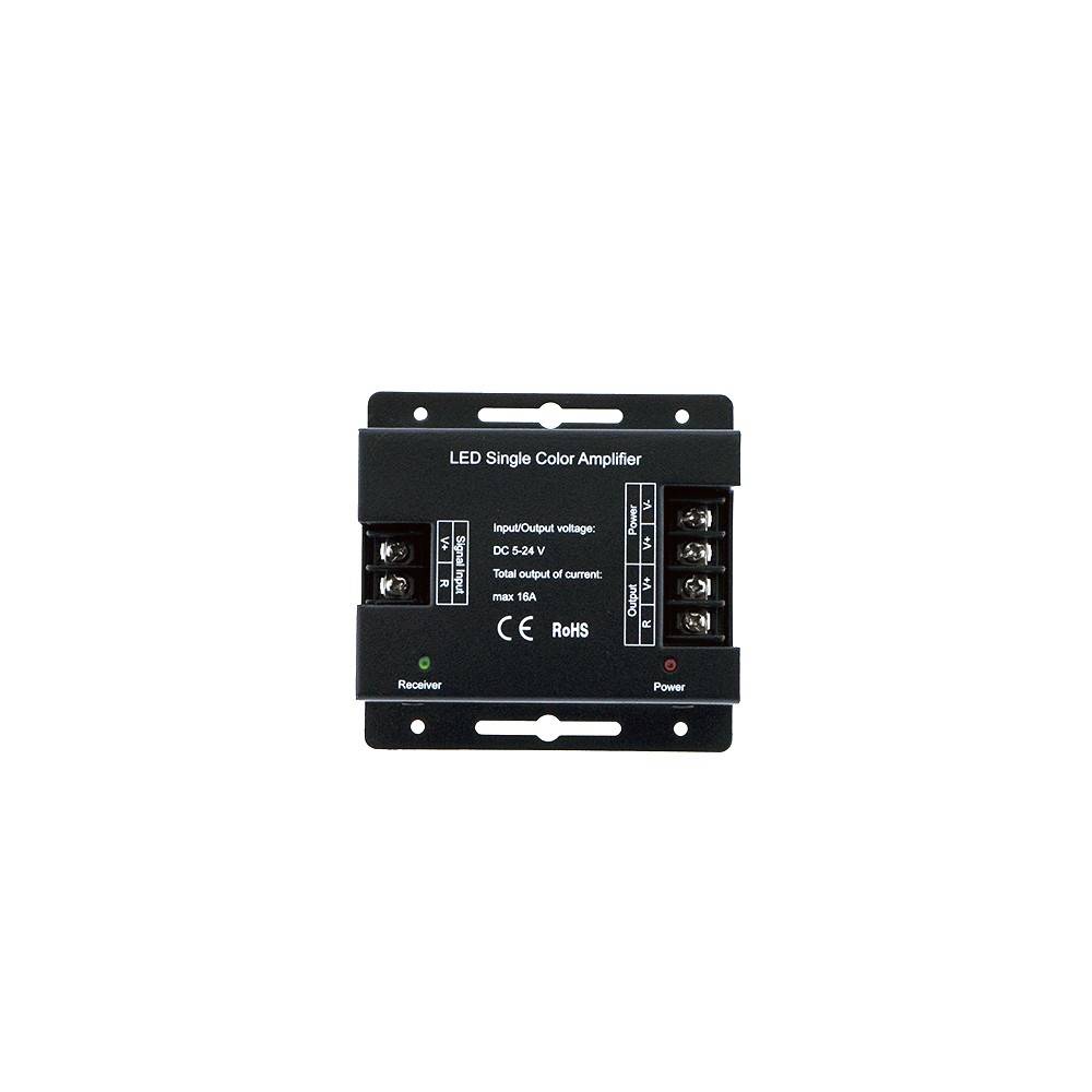 Amplificador de señal / Repetidor monocolor PWM 5-24V 16A