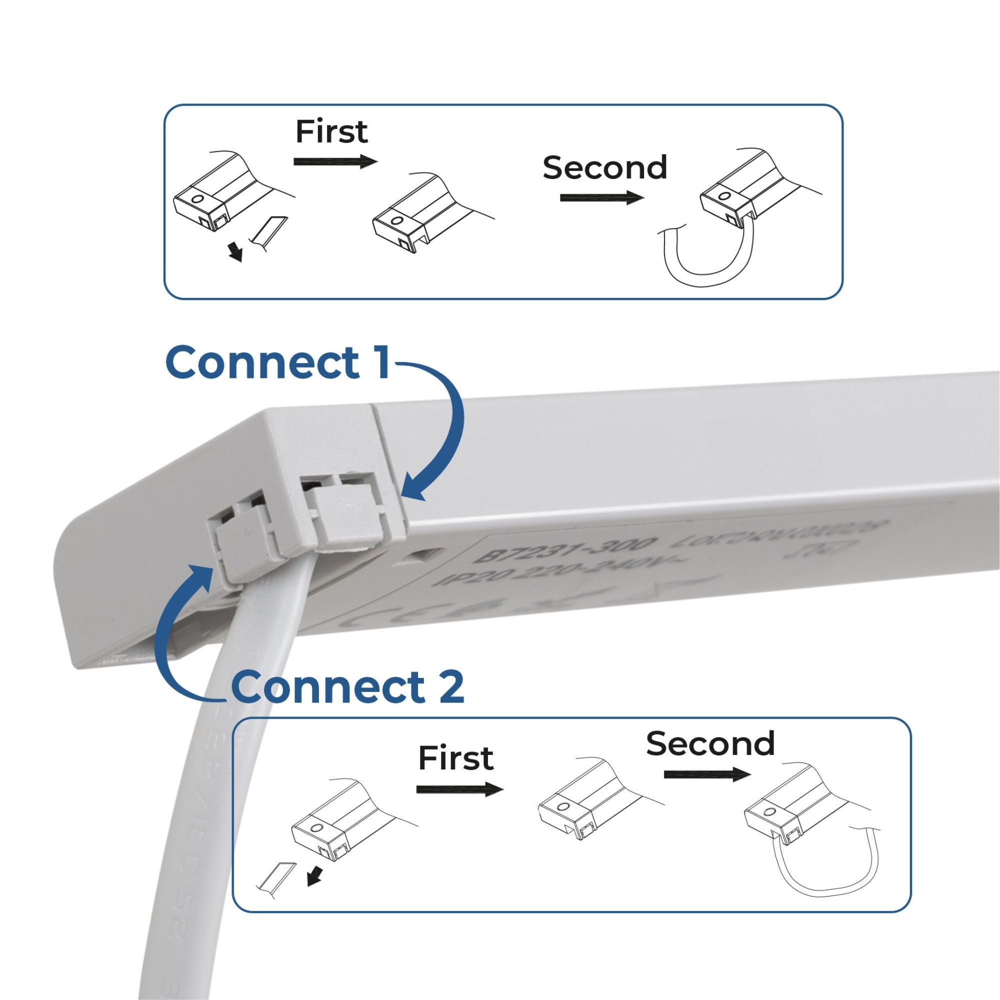 Barra LED bajo mueble 8W - CCT - Con sensor - 60cm (2)