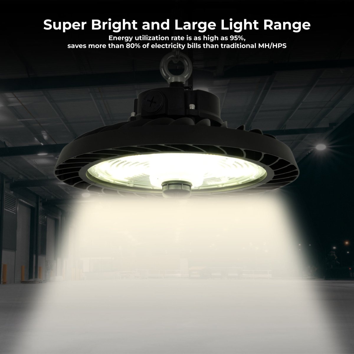 Campana LED industrial 200W - CCT - 170lm/W - Driver LIFUD - IP65 - 10 años garantía - Barcelona Led-