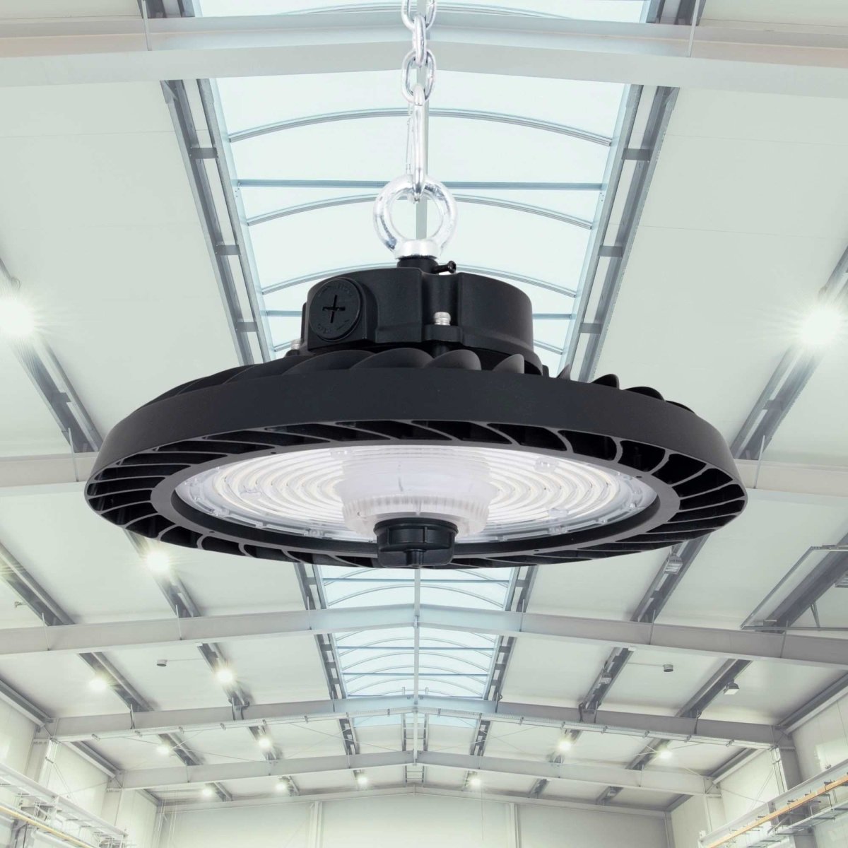 Campana LED industrial 200W - CCT - 170lm/W - Driver LIFUD - IP65 - 10 años garantía - Barcelona Led-