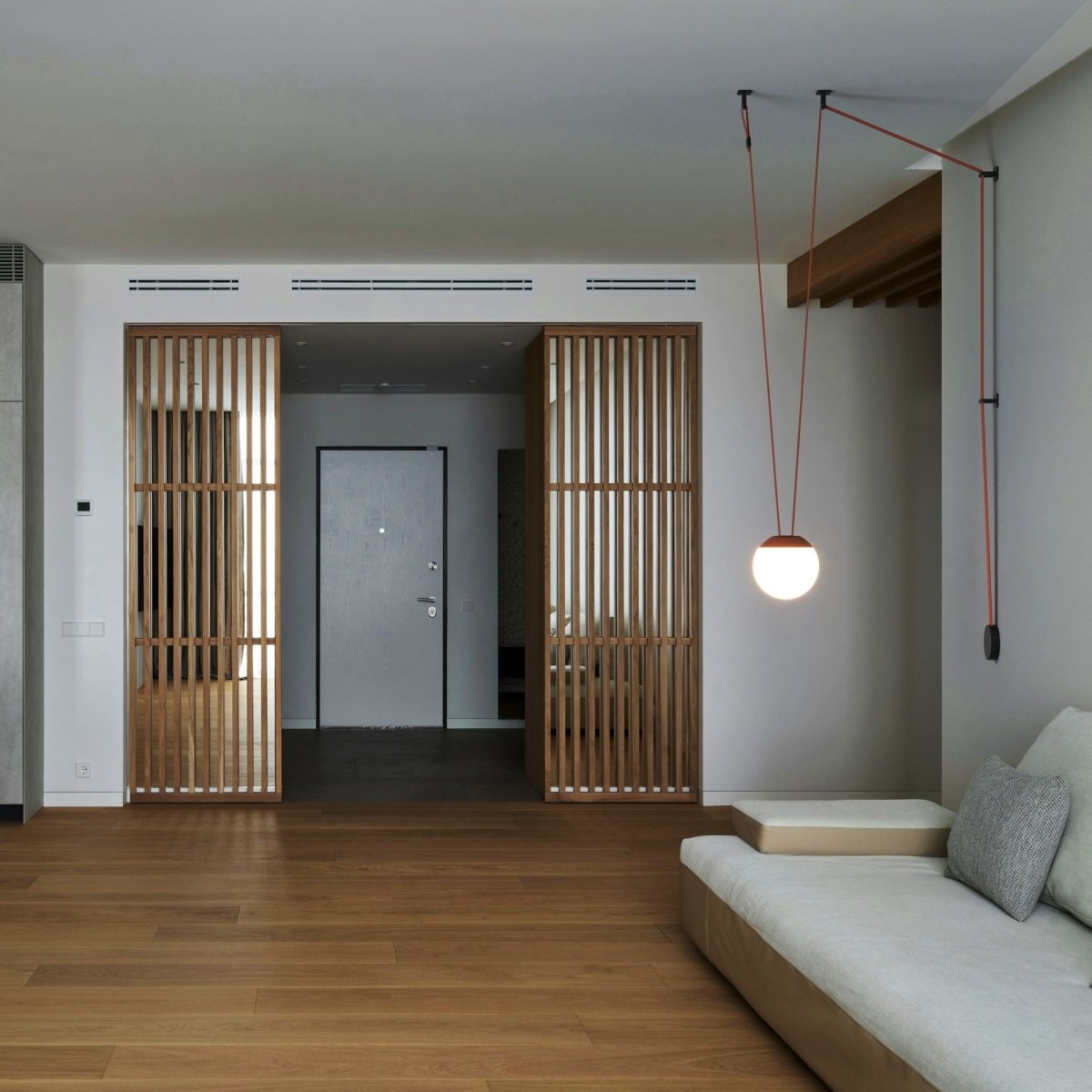 Lámpara configurable "Axia 4" - KIT lámpara bola 12W + cinta textil eléctrica + accesorios - Barcelona Led-Decoración