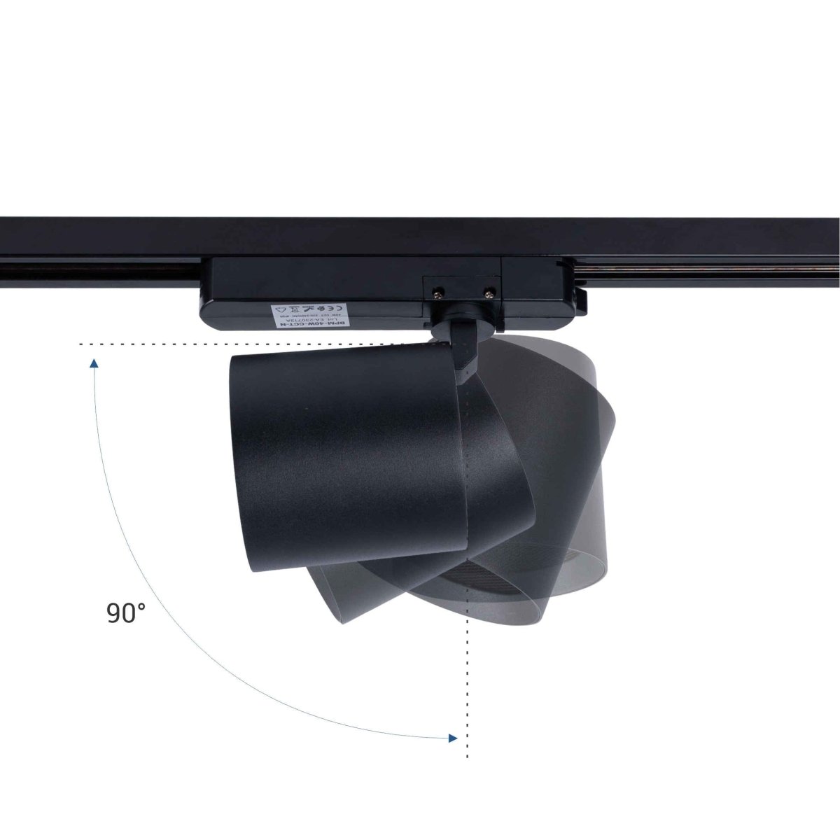 Proyector LED para carril monofásico 40W - Pescados y Mariscos - Barcelona Led-