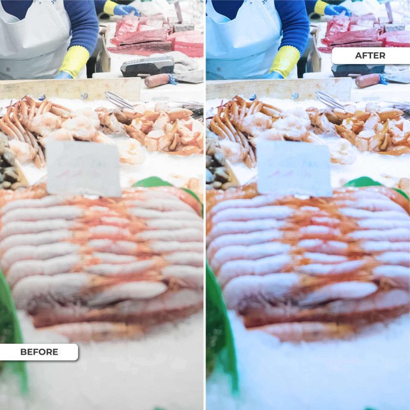 Proyector LED para carril monofásico 40W - Pescados y Mariscos (17)