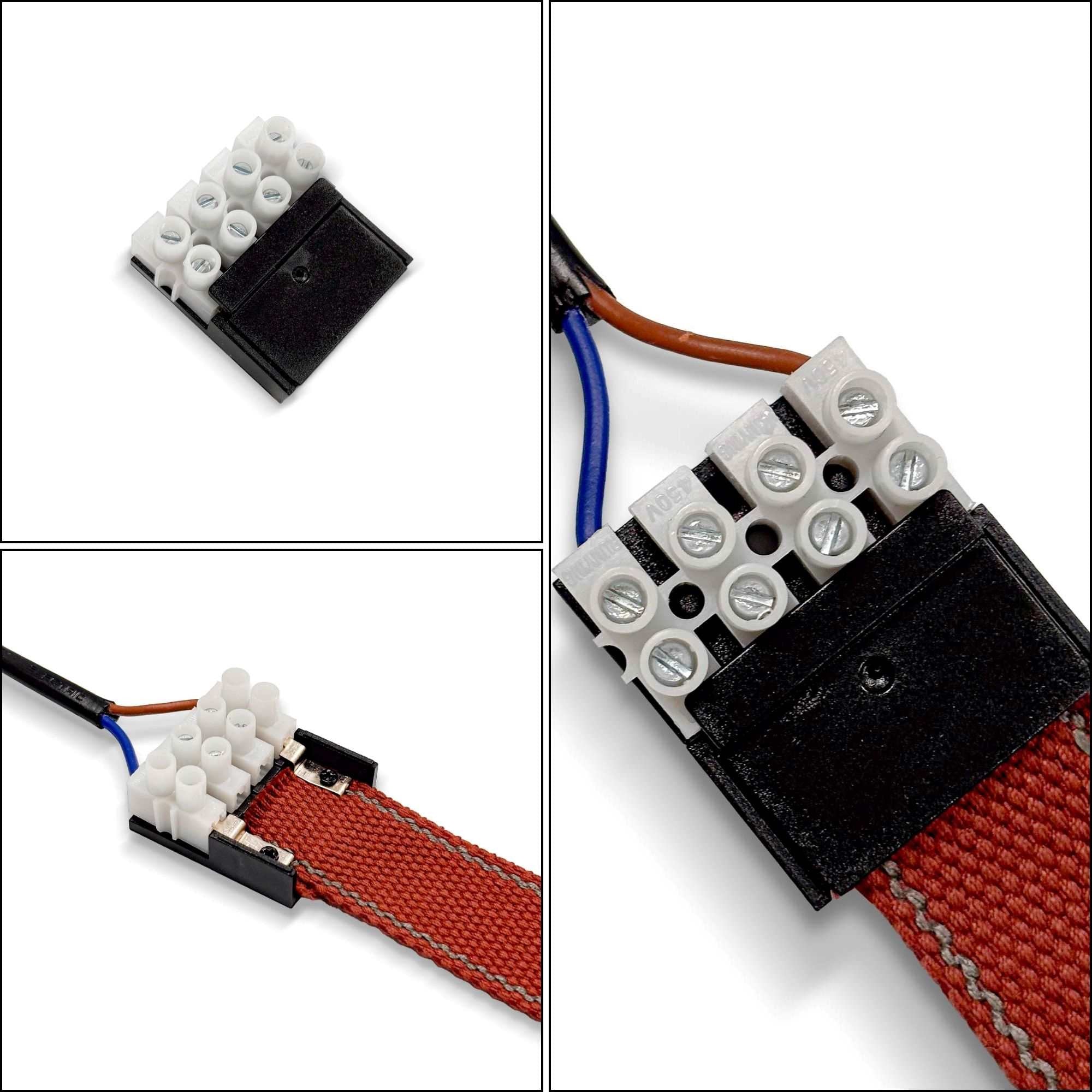Lámpara configurable "Axia 3" - KIT lámpara bola 12W + cinta textil eléctrica + accesorios (10)