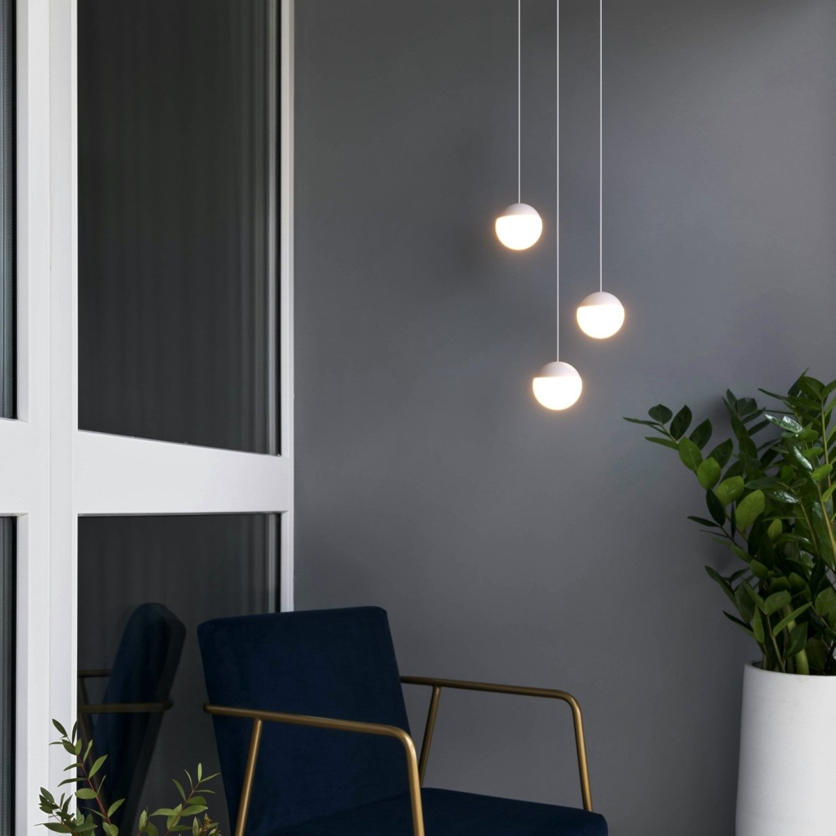 Lámpara colgante LED esférica "ASTRO" - 9W - Luz cálida - Barcelona Led-Decoración