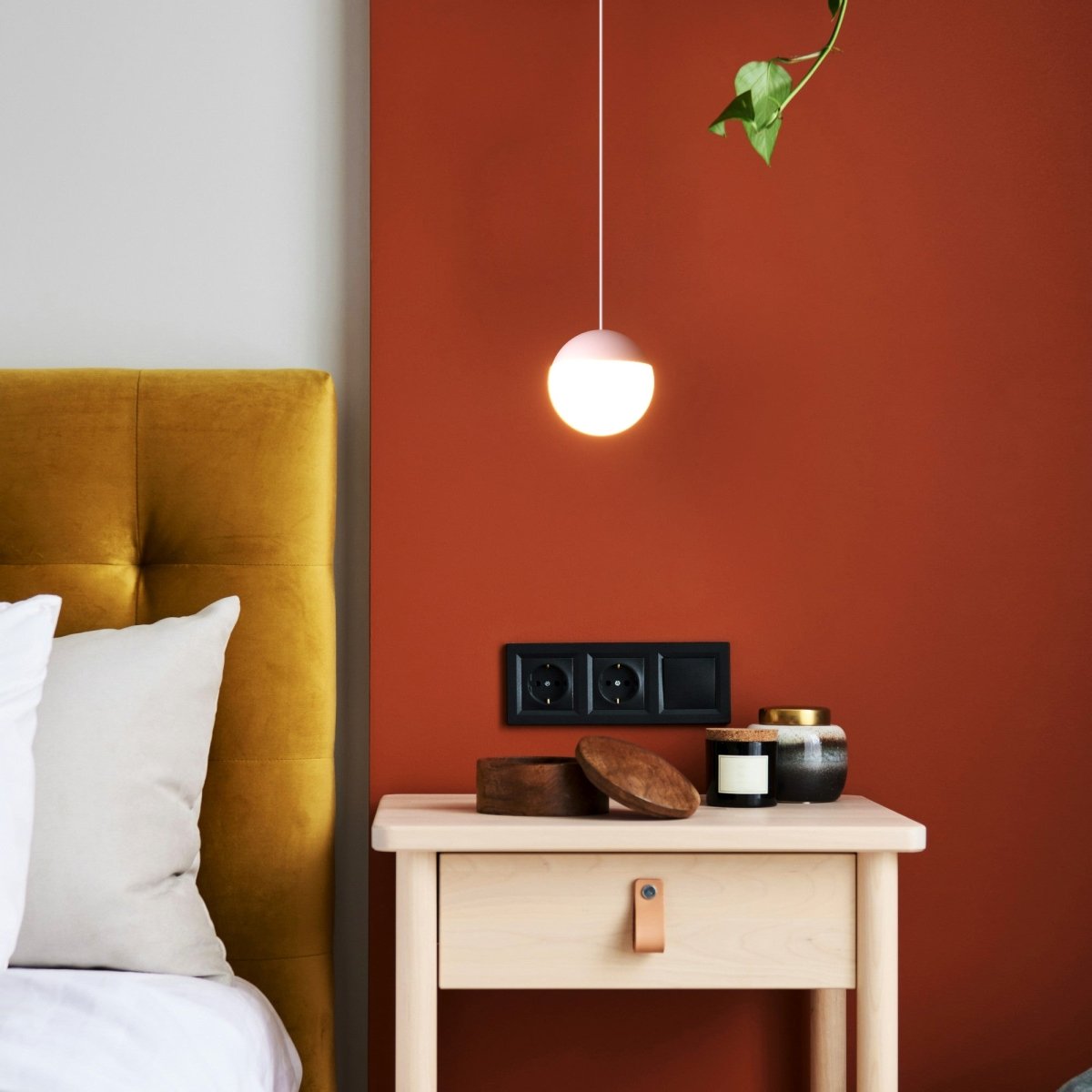 Lámpara colgante LED esférica "ASTRO" - 9W - Luz cálida - Barcelona Led-Decoración