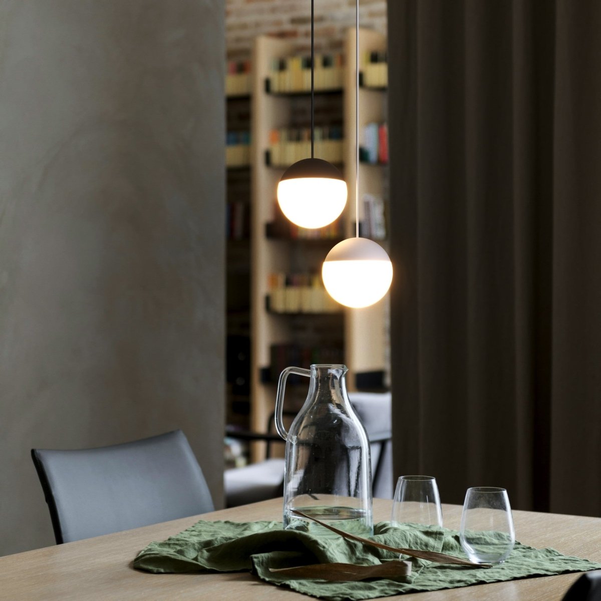 Lámpara colgante LED esférica "ASTRO" - 9W - Luz cálida - Barcelona Led-Decoración
