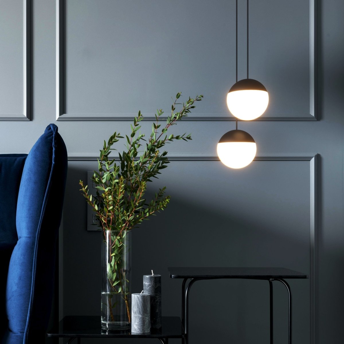 Lámpara colgante LED esférica "ASTRO" - 9W - Luz cálida - Barcelona Led-Decoración