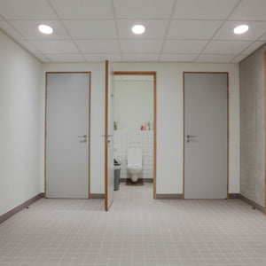 Plafón LED techo 18W - Sensor de sonido + sensor crepuscular - IP44 - Ø26 cm (10)