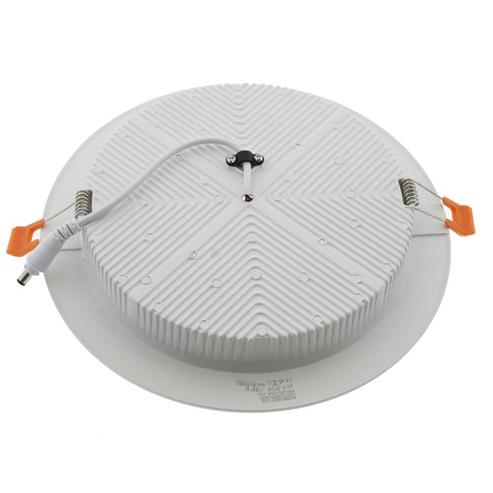 Downlight LED circular empotrable 25W - Uso profesional - Ø190 mm (18)