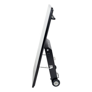 Display publicitario portátil 43'' exterior - LCD full HD - Con ruedas y batería (4)