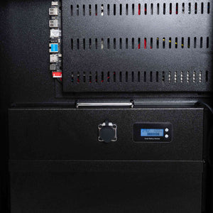 Display publicitario portátil 43'' exterior - LCD full HD - Con ruedas y batería (10)