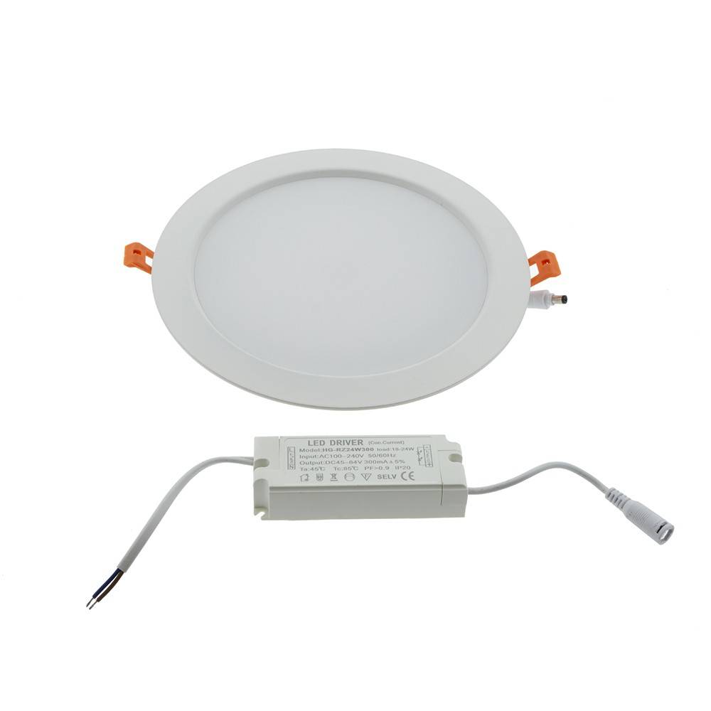 Downlight LED circular empotrable 25W - Uso profesional - Ø190 mm (20)